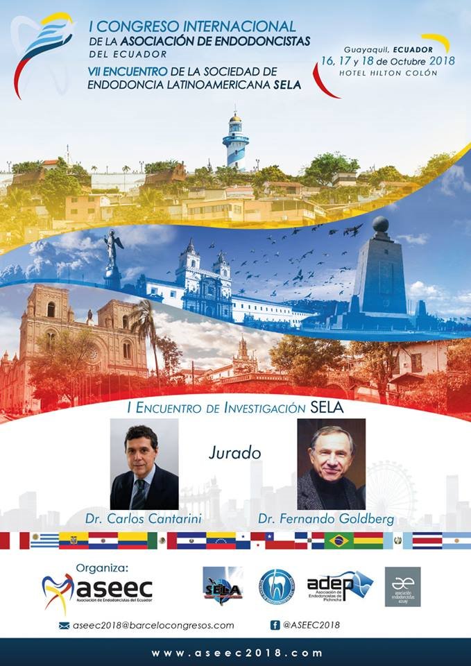ASEEC2018's tweet photo. ➡️El I Encuentro de investigación SELA es una actividad a realizarse como parte I Congreso Internacional de #Endodoncia de la Asociación de Endodoncistas del 🇪🇨#Ecuador y del VII Encuentro de la Sociedad de ️Endodoncia de Latinoamérica.
https://t.co/hetXZQAi2l
#aseec2018 https://t.co/6L2Vgbgkeq