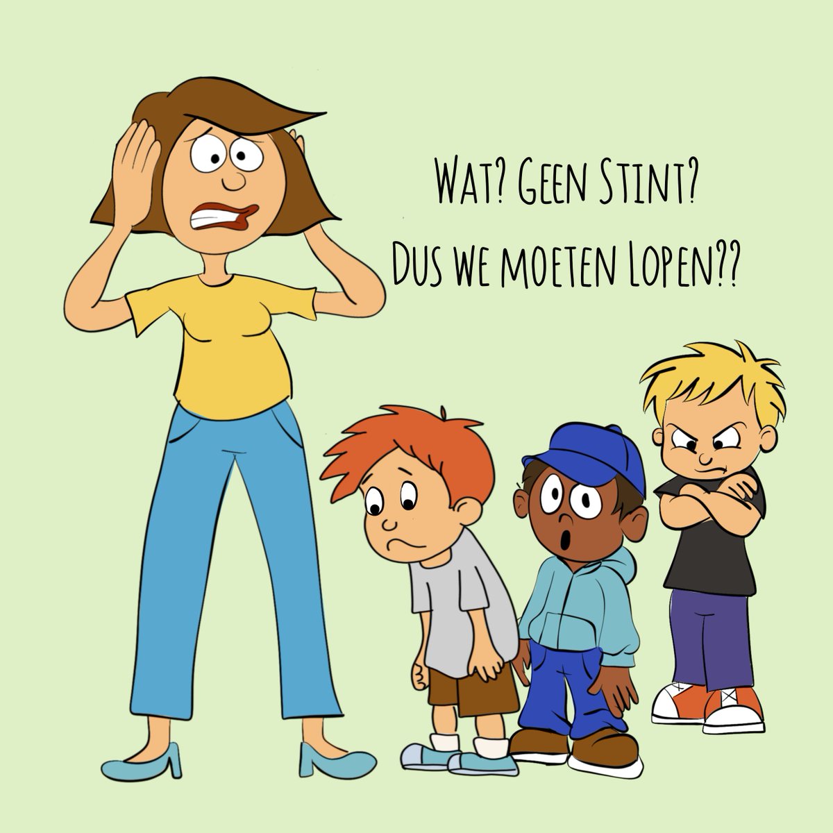 Phoe, stel dat ze moe worden.... #stint #stints #stintverbod #naschoolseopvang