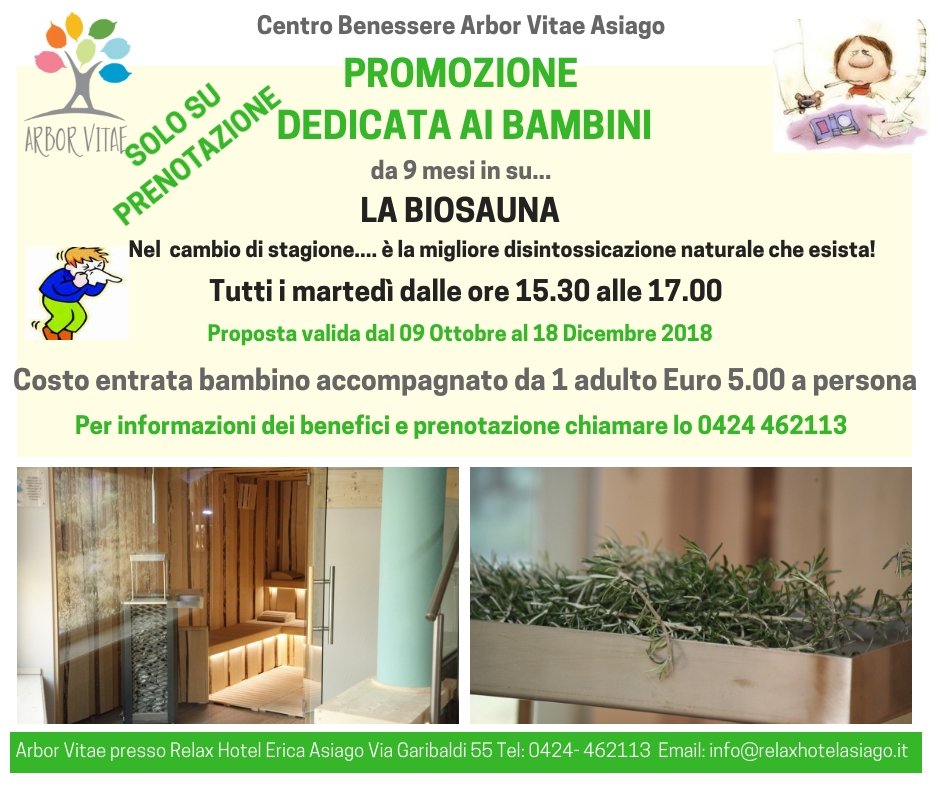 Hotelericasiago's tweet photo. Si avvicina l'inverno. Prepariamo il nostro corpo a difendersi da raffreddori ed influenze. Impariamo a giocare d'anticipo con la miglior prevenzione naturale: la #Biosauna al #Relax #Hotel #Erica. Invitiamo da martedì 9 Ottobre alle ore 15.30 a partecipare all'#Evento #Biosauna https://t.co/jOmp1mQVB9