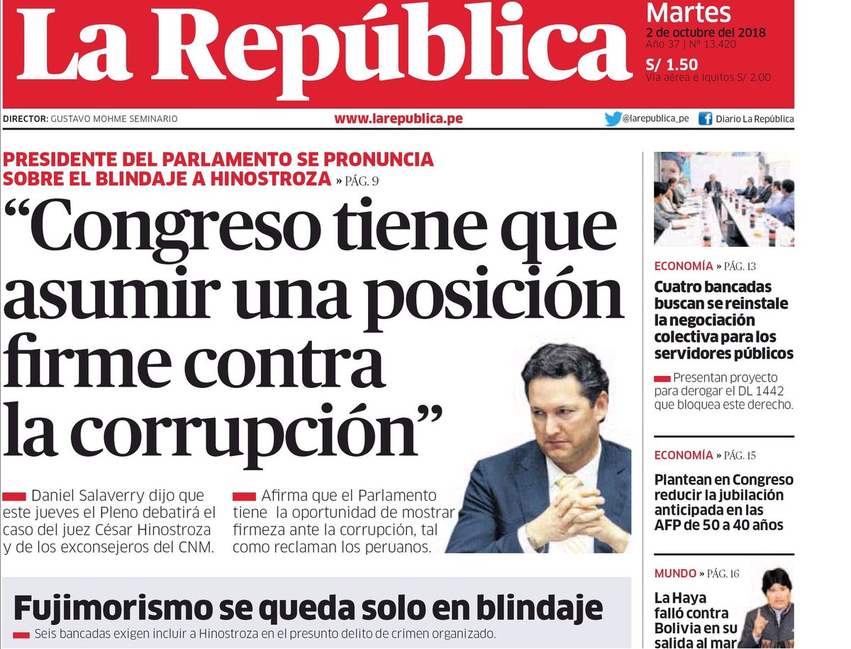 LaSalitadelSin's tweet image. [Cinismo]
Los #Fujimoristas aprendieron de sus "hermanitos" los #Apristas a cómo usar la "escopeta de 2 cañones".

El blindaje a Hinostroza es prioritario para la #SeñoraK pero quieren "guardar las apariencias" con el doble discurso.