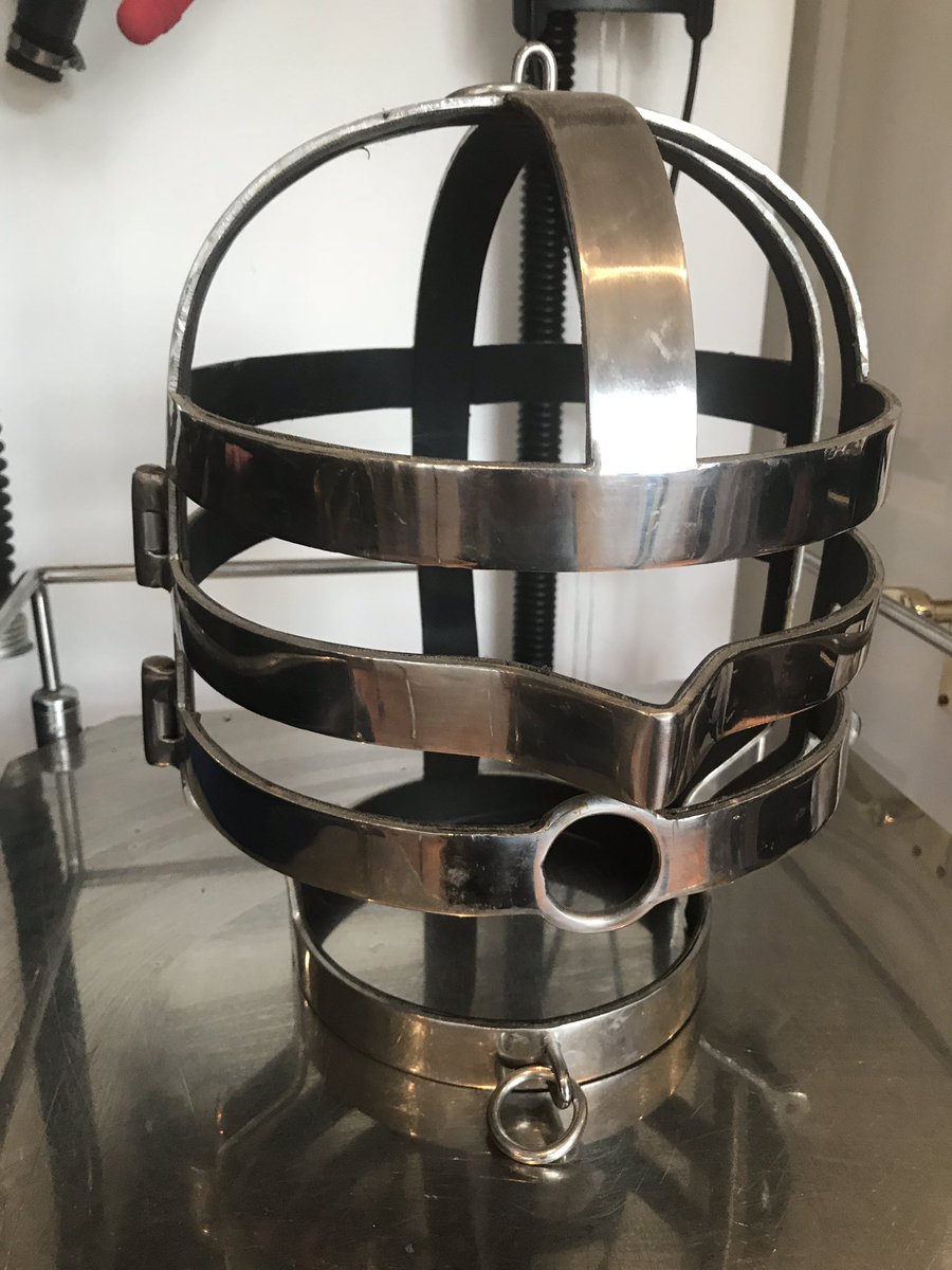 ladyrochesterx's tweet photo. FOR SALE
Medical display corner cabinet £100.00 (Empty)
Stainless steel Job lot: horse speculum, speculums, proctoscopes, Jennings gags, forceps, nipple clamps, anal thruster and medical trays &amp; more £100.00 
Stainless steel hard head mask £75.00
themistress@ladyrochester.com https://t.co/4GfqY7ZGYs