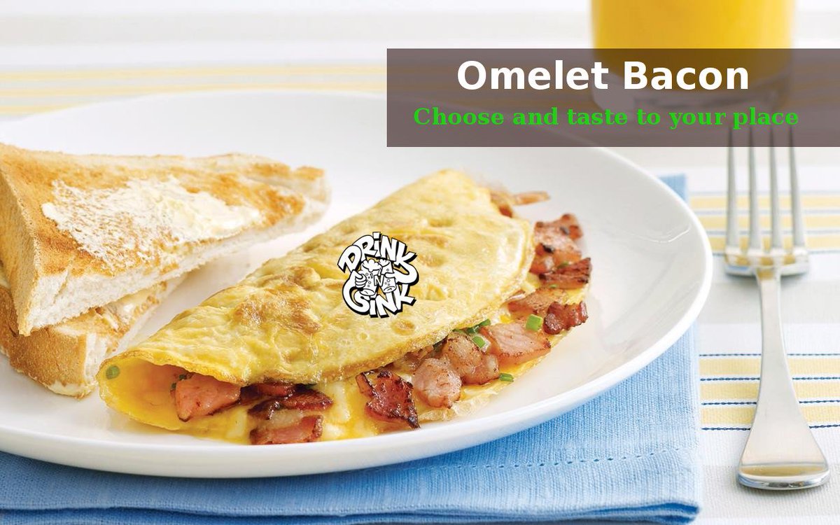 drink_sink's tweet photo. #Food for your #lifestyle..! Our Food gives you #smile :)

#Omelet #Bacon https://t.co/p0KRYW1rPf