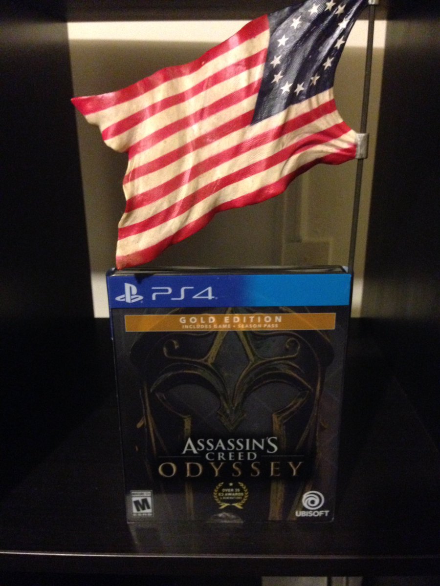 InventorBLADES's tweet photo. Sorry I didn't start last night; I had to run to NYC to pick up the game. Thanks to everyone who supports the channel & give me the opportunity to do this. https://t.co/OgaD41qqAW #AssassinsCreedOdyssey This gonna be fun! I can feel it! I liked @assassinscreed Origins #AC3MP ? 👀 https://t.co/zSoevbwsfF