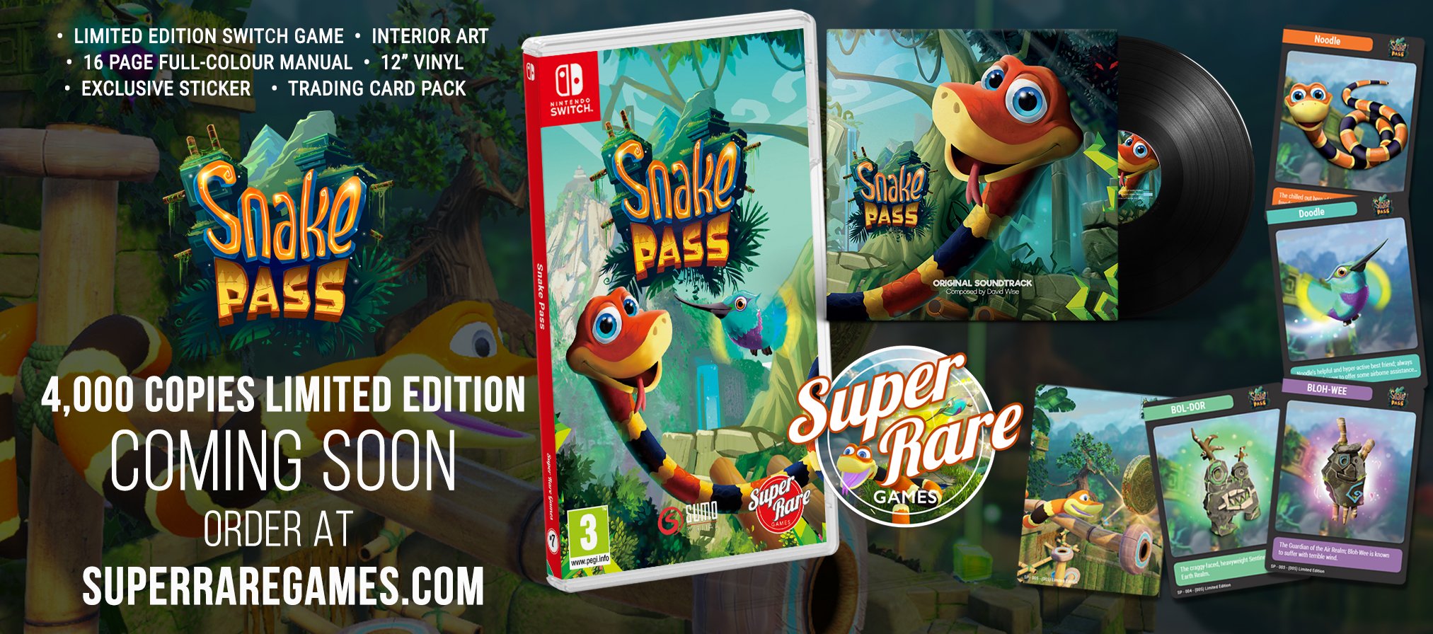 Snake Pass já disponível na PSN; Confira trailer de lançamento