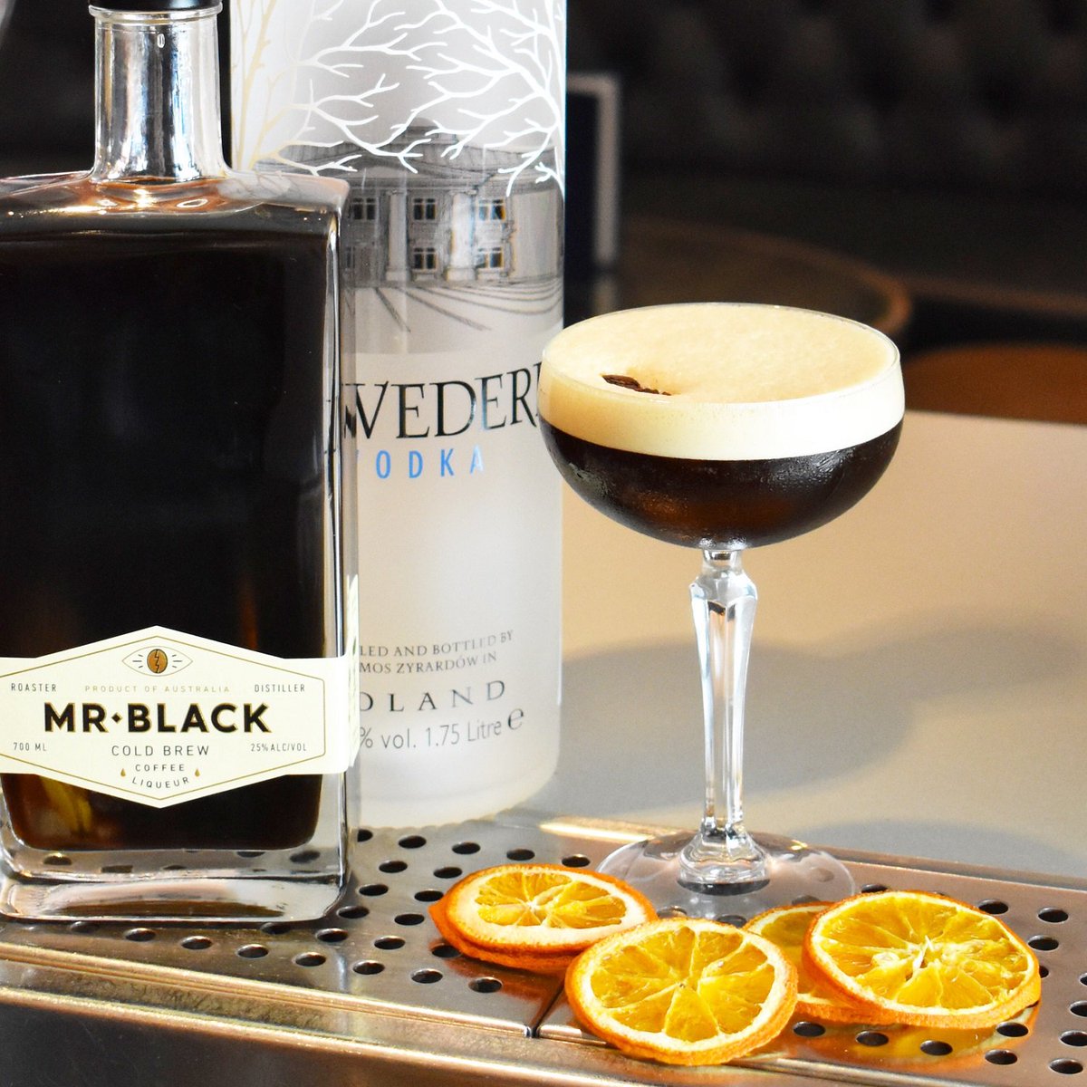 MewsofMayfair's tweet photo. Espresso yourself with our signature Espresso Martini. Did we mention it has a secret extra twist with orange zest? @belvederevodka @Belvedere_UK#LondonCocktailWeek #LCW18 #MewsofMayfair #MeetMeAtMews https://t.co/duHrL4HsSf