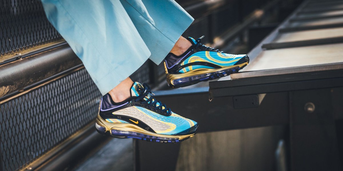 air max deluxe midnight navy laser orange