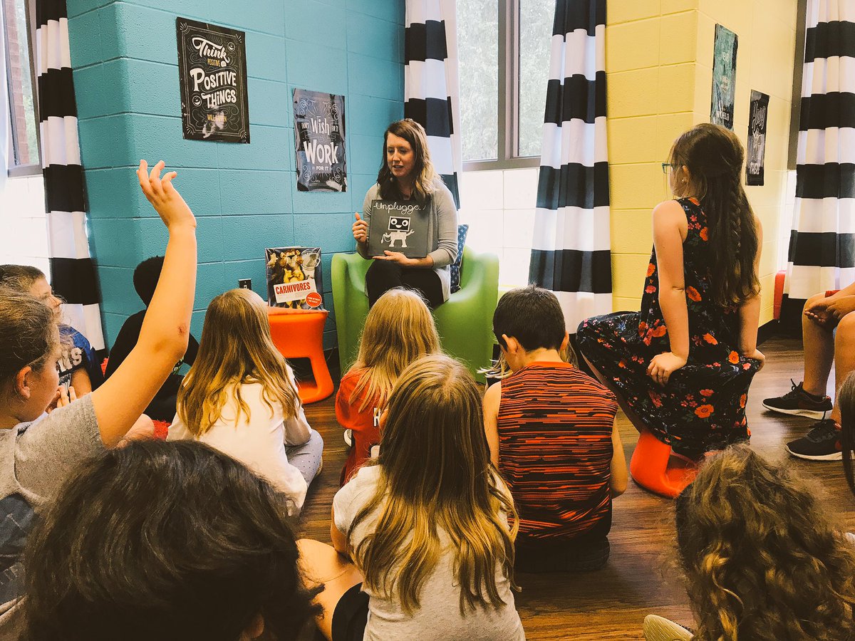 MrsFergusonAES's tweet photo. Mrs. Watson challenged our students to “unplug” this fall break and spend some time outside, with family, and with a book each day. #MrsFergusonsFriends #tribeonthemove #AESthirdgrade https://t.co/jQxb5DeOyG
