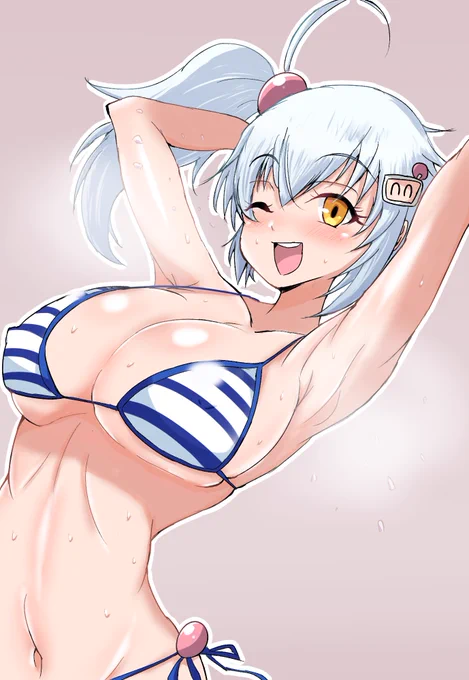 ボンバーガール 水着シロ 