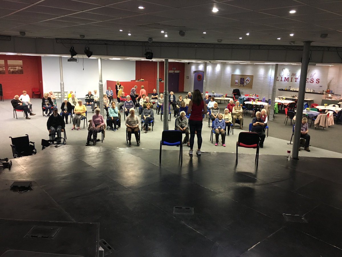 Massive Mega Movers class!! 
50 over 50’s enjoying their weekly exercise!!