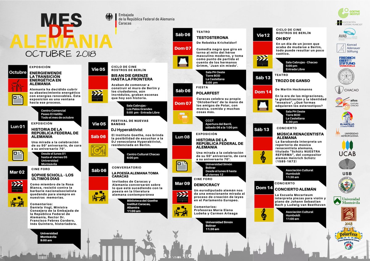 AlemaniaVzla's tweet photo. Cuando decimos #MesdeAlemania decimos: 👇 https://t.co/4R4oGNrRLR
