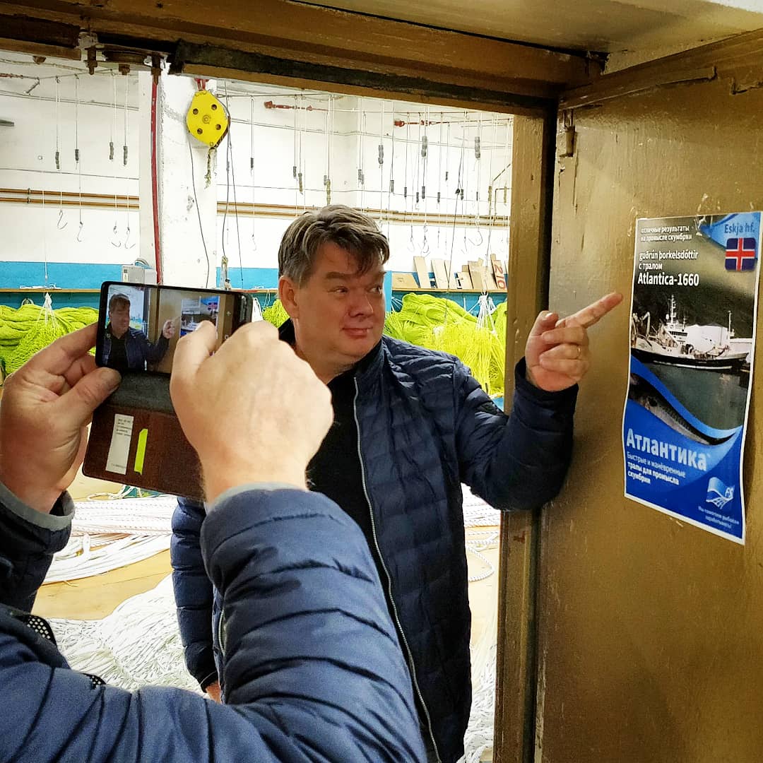 FisheringS's tweet photo. Icelandic captains visited our factory to know more about advanced fishing technologies and new experience in pelagic and demersal fishing
#Fishering #Atlantica #trawl #commercialfishing https://t.co/DccXSct29Z