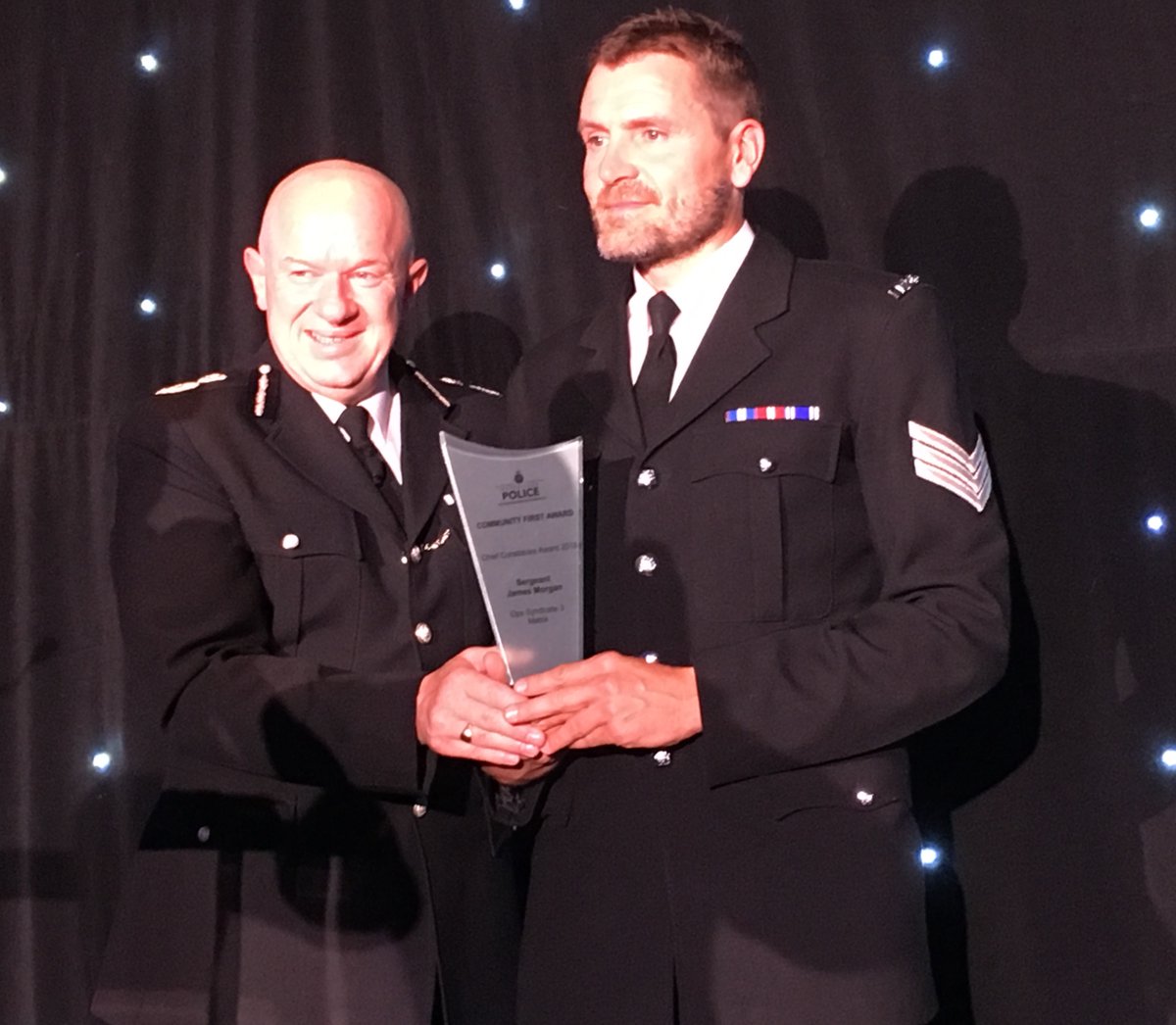 MerseyPolice's tweet photo. We recognised police officers and staff for their dedication, professionalism and commitment to serving the communities of #Merseyside at an award ceremony in #Liverpool last night. #CFA2018 Read all about the winners here: https://t.co/gFfWftGaVX https://t.co/3usTPjXkR9