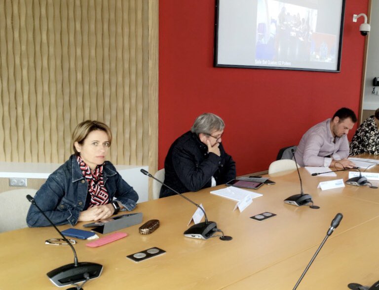Dans le cadre de la préparation de la prochaine #CP <a href="/VMarendat/">MARENDAT Véronique</a> a interpellé ses collègues sur le financement des écoles de la 2ème chance dans le cadre du Plan Investissement Compétences et des enjeux sur la fusion possible des Missions Locales avec le service public de l'emploi