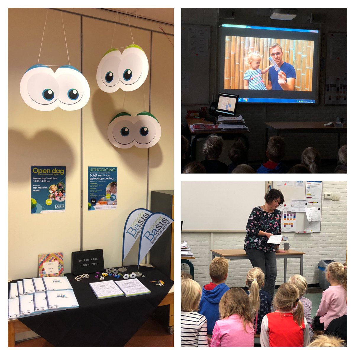 hetmozaiekharen's tweet photo. Mooi om de dag samen te beginnen met het Jaarthema ZIEN @hetmozaiekharen Morgen hebben we Open dag, we hopen u dan te zien. Van 10.00 - 14.00 van harte welkom! https://t.co/YMwm8pxc9l