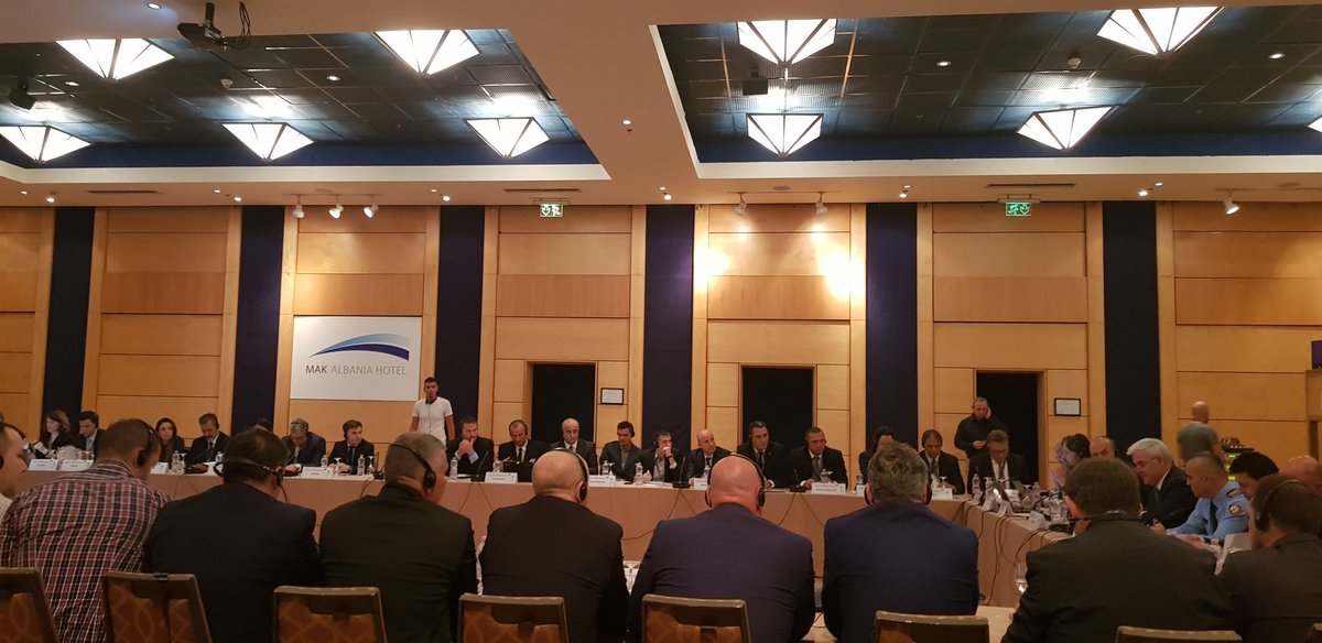 Besfort_AL's tweet photo. Meeting of Heads of Criminal Police #PCCSEE follow this thread for more information https://t.co/B6OFWhxNgl