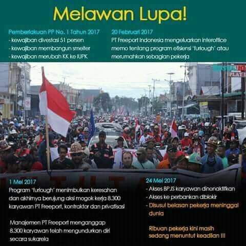 papuanbrother1's tweet photo. @dedeyusuf_1 Terima kasih atas responnya Pak @dedeyusuf_1 , kami #korbanphksepihakfreeport hanya Sekedar menjalankan Amanah dari UU ketenagakerjaan. Apa yg dilakukan PT Freeport dengan Penerapan Sistem furlough tidak mempunyai landasan hukum. Bukti kami valid dan bisa di pertangungjawabkan. https://t.co/vqz9sPhRj3