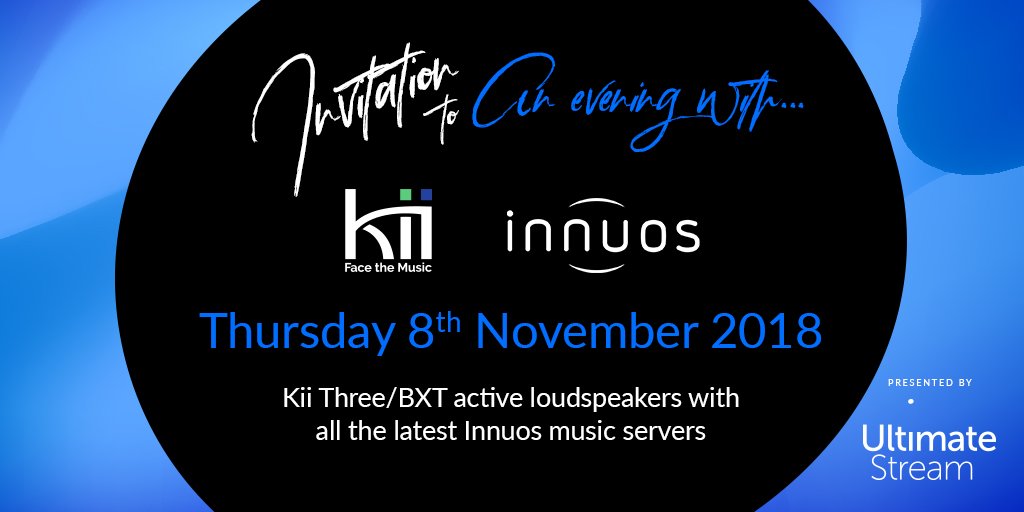 ultstream's tweet photo. @Innuos @Hifi_Pig Join us to hear the @Innuos Statement at one of our An Evening with... series of Autumn Listening Events where we will be demonstrating the Statement along with all the latest Mk 3 music servers. https://t.co/aQic8S15a9
