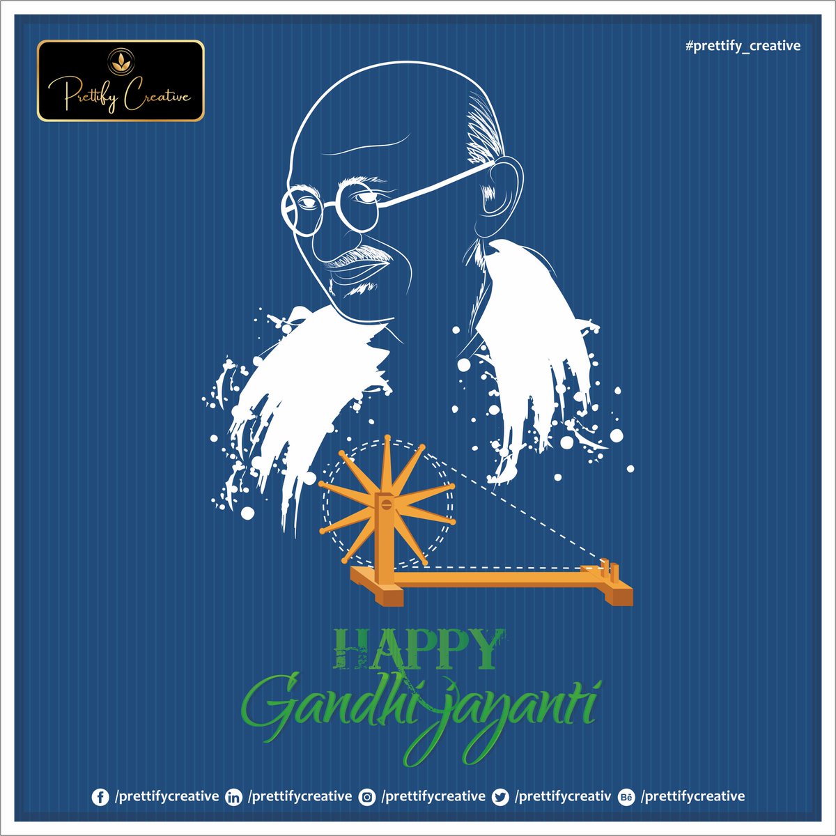 prettifycreativ's tweet photo. Wishing everyone a very happy #GandhiJayanti 
#Graphic_Designer_NCR
#Prettify_Creative
https://t.co/dPrETRsFP9 
#Graphic #Designer #Brochure_Design_Kanpur #Leaflet_Design_Kanpur #brandingagency #digitalmarketing #india #Gurgaon
#ranjansinghdesigner
Contact us on : +91-7985191906 https://t.co/8WA5i2H1zc