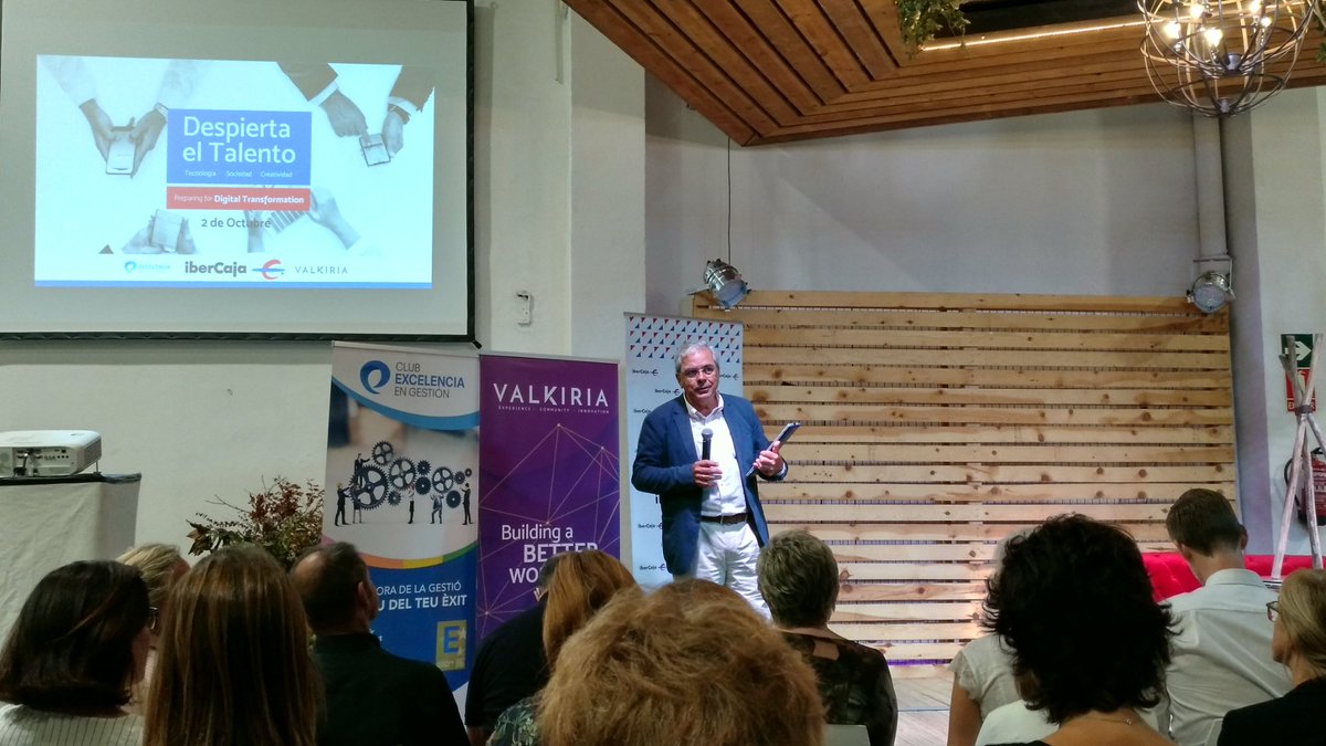 Avui coliderarem Taller  #societat amb @ceg_mromero  a la jornada Despierta el Talento a
<a href="/Valkiriahub/">Valkiria Hub Space</a>
 amb 
<a href="/ibercaja/">Ibercaja</a> i
<a href="/Club_Excelencia/">ClubExcelencia-CEG</a>
 preparant la #TransformacioDigital