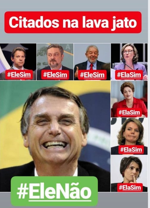 macunaimaz's tweet photo. Bolsonaro @jairbolsonaro Ficha limpa !

Aqui não tem pra ninguém ! 

#BolsonaroAmorDoBrasil https://t.co/2YikQXb8U7
