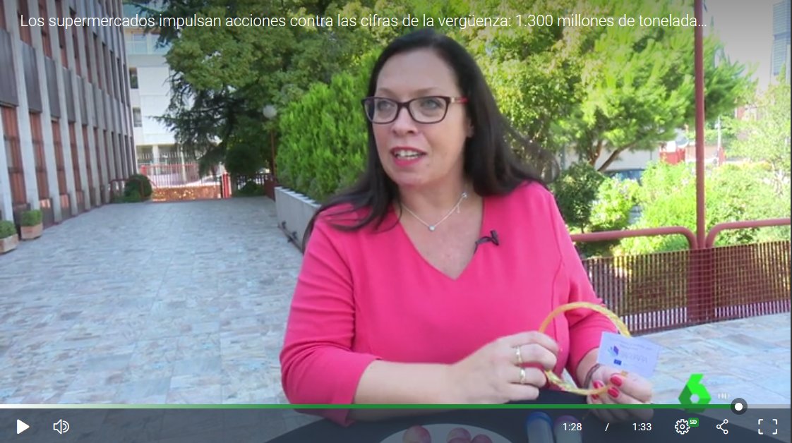 aitiip's tweet photo. .@laSextaTV entrevista a @bertaweb, directora de investigación de @aitiip y coordinadora de @project_barbara sobre nuestra iniciativa para acabar con el desperdicio alimentario transformándolo en filamento para impresoras 3D industriales de sector 🚗&amp;🏗️ https://t.co/jv5Bvgmtv7 https://t.co/dRq0xkJIPL