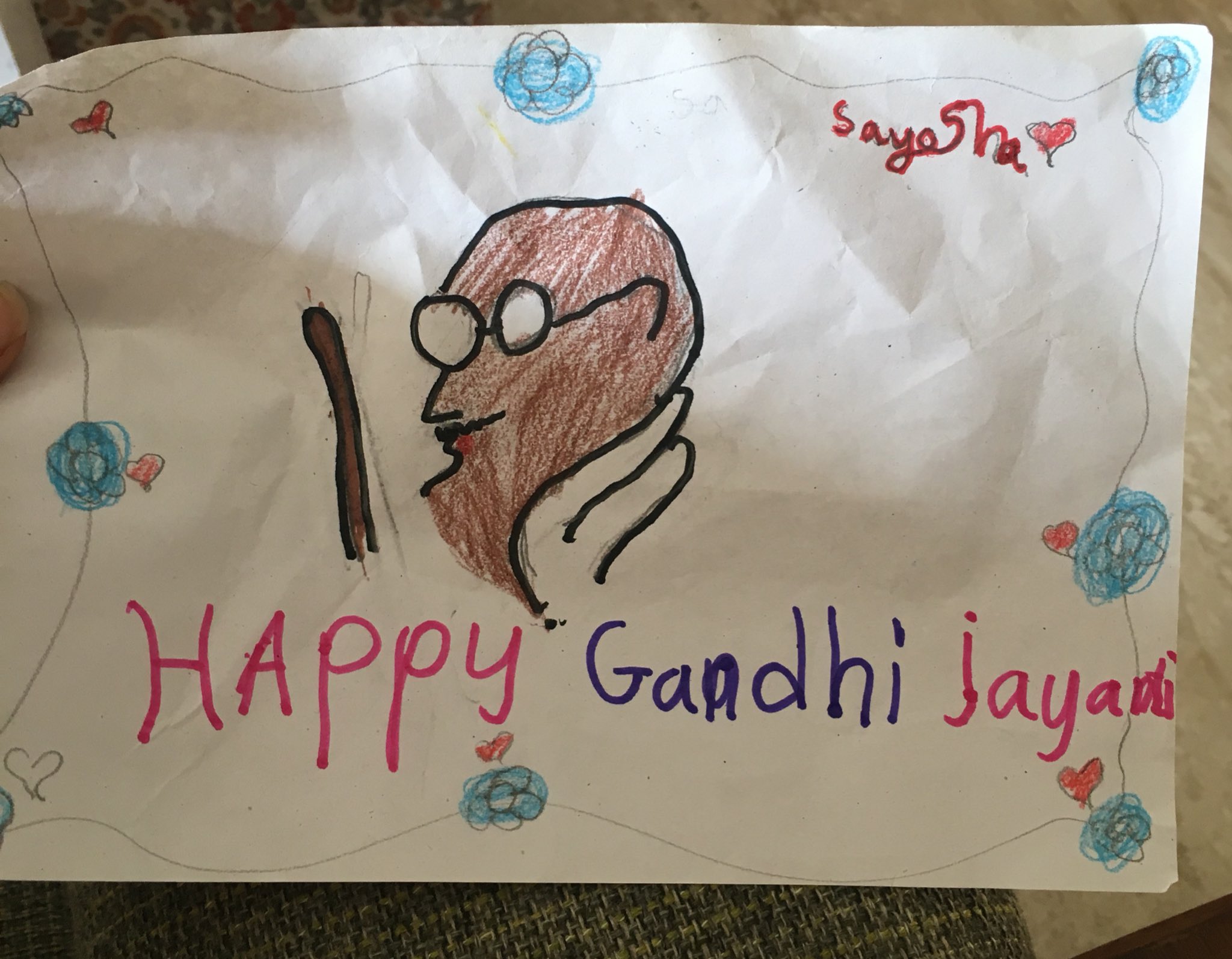 Gandhi Ji Easy Drawing | Turn 2023 number into drawing | Draw Easy GandhiJi  Drawing | 2 Oct Drawing - YouTube