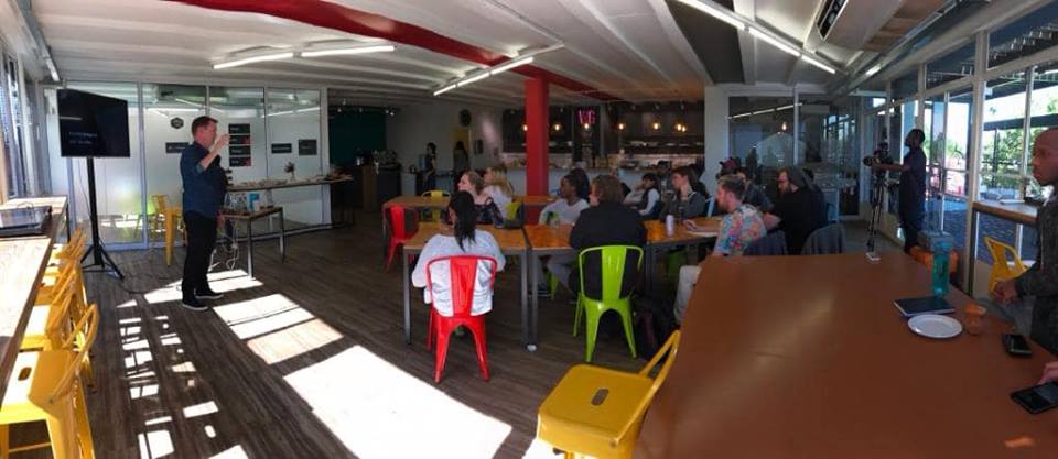 gdesigncenter's tweet image. Our students got to take part in a “Hack My Design Life” at Worx group in Greenside, presented by JP. Very cool! Thanks for having us JP! #JP #gdc #greensidedesigncenter #worxgroup #designhackmylife