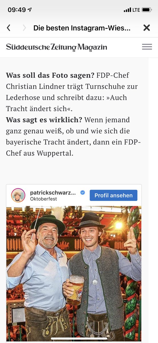 sarfeld's tweet photo. Volltreffer 🍻🍻. Chapeau, @szmagazin 😊. #Wiesn #Oktoberfest  #Wuppertal #Tracht 
“#Instakram - Die besten @Instagram-Wiesn-Posts der #Promis - https://t.co/hCgjuJ1mZQ @c_lindner https://t.co/ta0V4bdriG