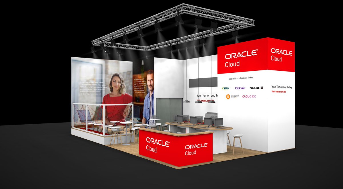 setconGmbH's tweet image. Für #Oracle waren wir ebenfalls mit einem Messestand auf der #dmexco vertreten.
Hier gab es an zwei Tagen ein volles Programm mit Cocktails &amp;amp; Co.
#setcon #Kreation #Konzeption #Rendering #Umsetzung #Messebau  #Veranstaltungstechnik #Medientechnik #Oraclecloud #dmexco18 #Kölnmesse