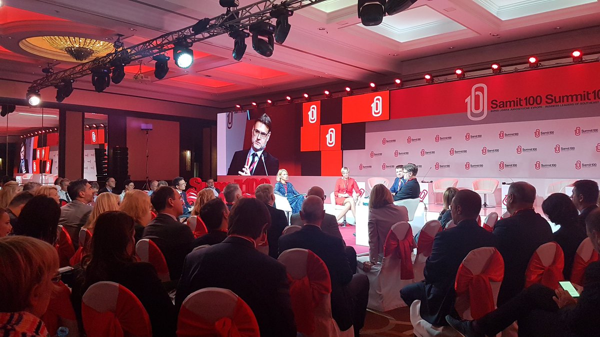 JelenaBSAM's tweet photo. Drugi dan #Samit100 #summit100 krećemo sa novim formatom Hard talk i sjajnim @turkdejan @Vip_mobile i Nebojšom Bjelotomićem, SAGA
#ponosanSAM @menadzerSAM https://t.co/hIuJyLhX42