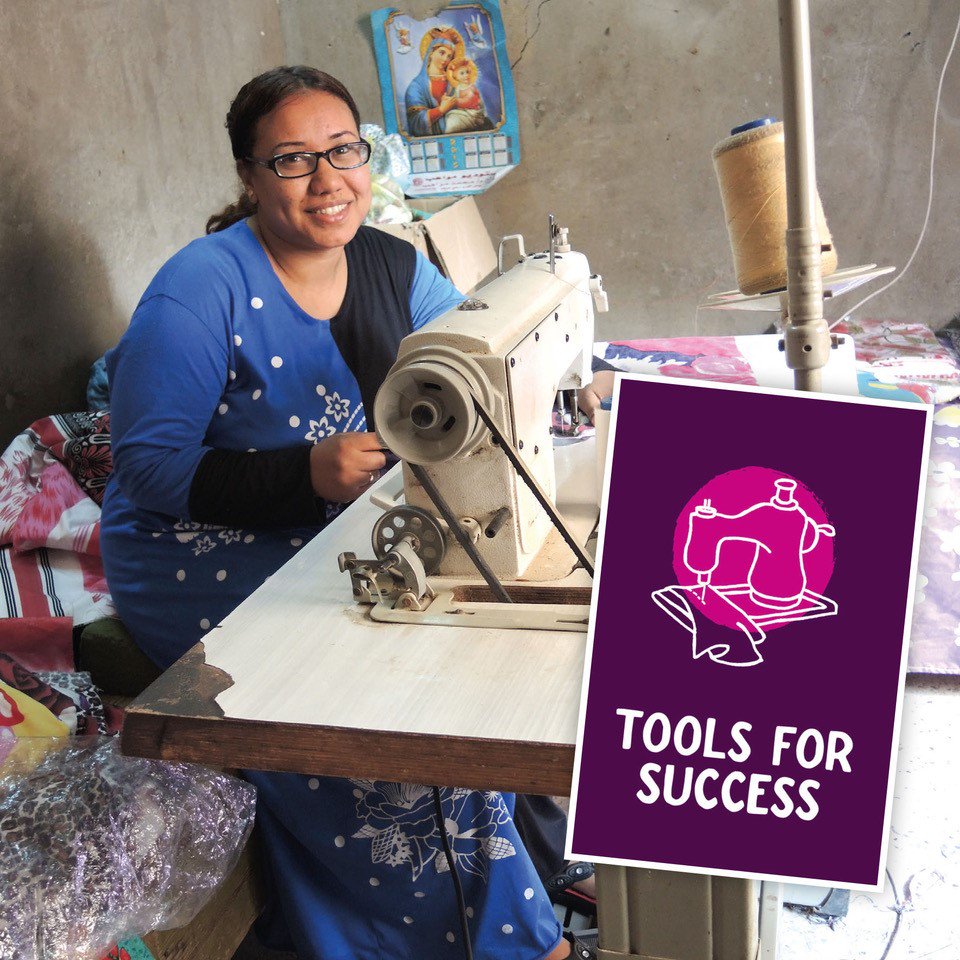 FollowEmbrace's tweet photo. 💝 Tools for Success Alternative Gift: Give a keen entrepreneur the equipment they need to start their own small enterprise. #YourPresentTheirFuture https://t.co/8B6POgLbd7 https://t.co/vgXNBc53bI