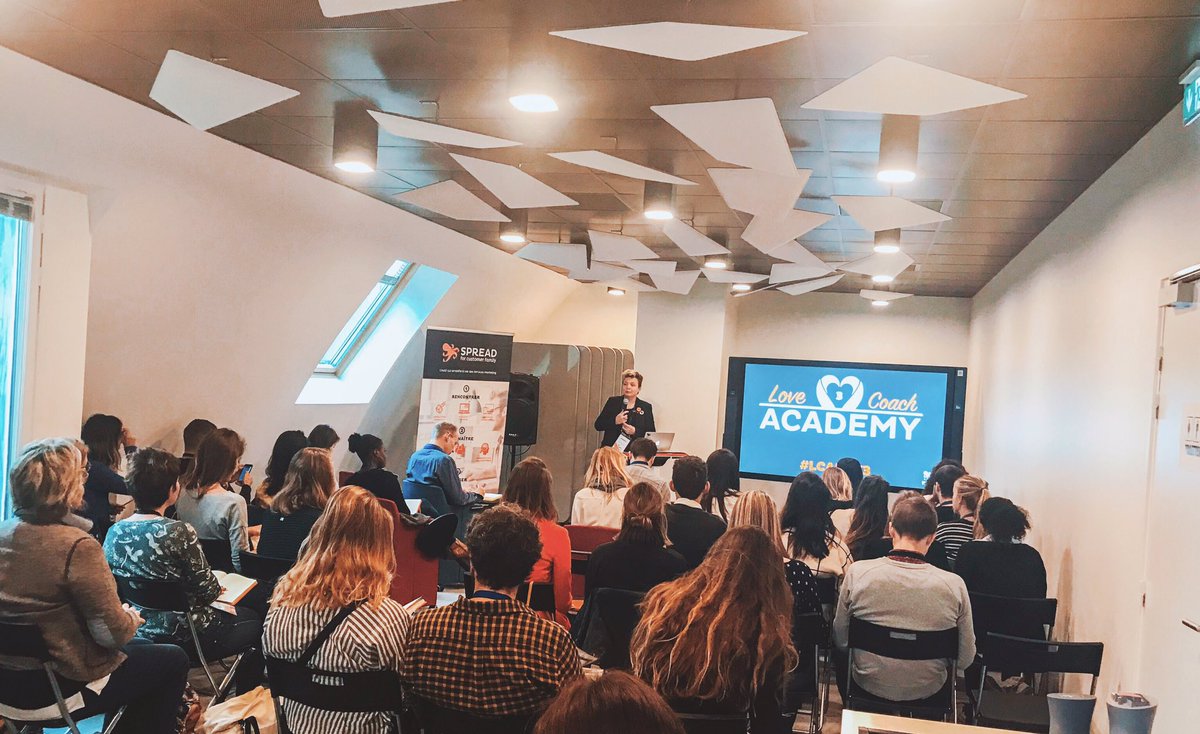 spreadfamily's tweet photo. C’est parti pour la 3ème édition de notre Love Coach Academy ! Une journée d’échanges et de partage avec tout plein de poulpations positives ! 🐙 #LCA3 #Spread #Spreadfamily https://t.co/2WX9oIkuMI