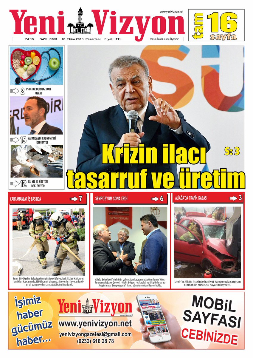 yenivizyon gazetesi (@yenivizyong) on Twitter photo #Yenivizyon Gazetesi / Sayı 3363
yenivizyon.net/egazete/yeni-v…
#Aliağa #izmir #dto #Kütahya #Balıkesir #Uşak #Afyonkarahisar #Manisa #Denizli #Muğla #Aydın <a href="/bskazizkocaoglu/">Aziz Kocaoğlu</a> <a href="/karsiyaka_bel/">Karşıyaka Belediyesi</a> <a href="/izmirbld/">İzmir Büyükşehir Belediyesi</a> <a href="/izmirgibiyiz/">izmirgibiyiz 🇹🇷</a> <a href="/senolgok/">Şenol Gök</a> <a href="/chpizmiril/">CHP İZMİR İL BAŞKANLIĞI 🇹🇷</a> <a href="/KonakBel/">Konak Belediyesi</a> #asure <a href="/BucaBld/">Buca Belediyesi</a> <a href="/YildizzTilbee/">Yıldız Tilbe</a> #Yenivizyon Gazetesi / Sayı 3363
yenivizyon.net/egazete/yeni-v…
#Aliağa #izmir #dto #Kütahya #Balıkesir #Uşak #Afyonkarahisar #Manisa #Denizli #Muğla #Aydın <a href="/bskazizkocaoglu/">Aziz Kocaoğlu</a> <a href="/karsiyaka_bel/">Karşıyaka Belediyesi</a> <a href="/izmirbld/">İzmir Büyükşehir Belediyesi</a> <a href="/izmirgibiyiz/">izmirgibiyiz 🇹🇷</a> <a href="/senolgok/">Şenol Gök</a> <a href="/chpizmiril/">CHP İZMİR İL BAŞKANLIĞI 🇹🇷</a> <a href="/KonakBel/">Konak Belediyesi</a> #asure <a href="/BucaBld/">Buca Belediyesi</a> <a href="/YildizzTilbee/">Yıldız Tilbe</a>