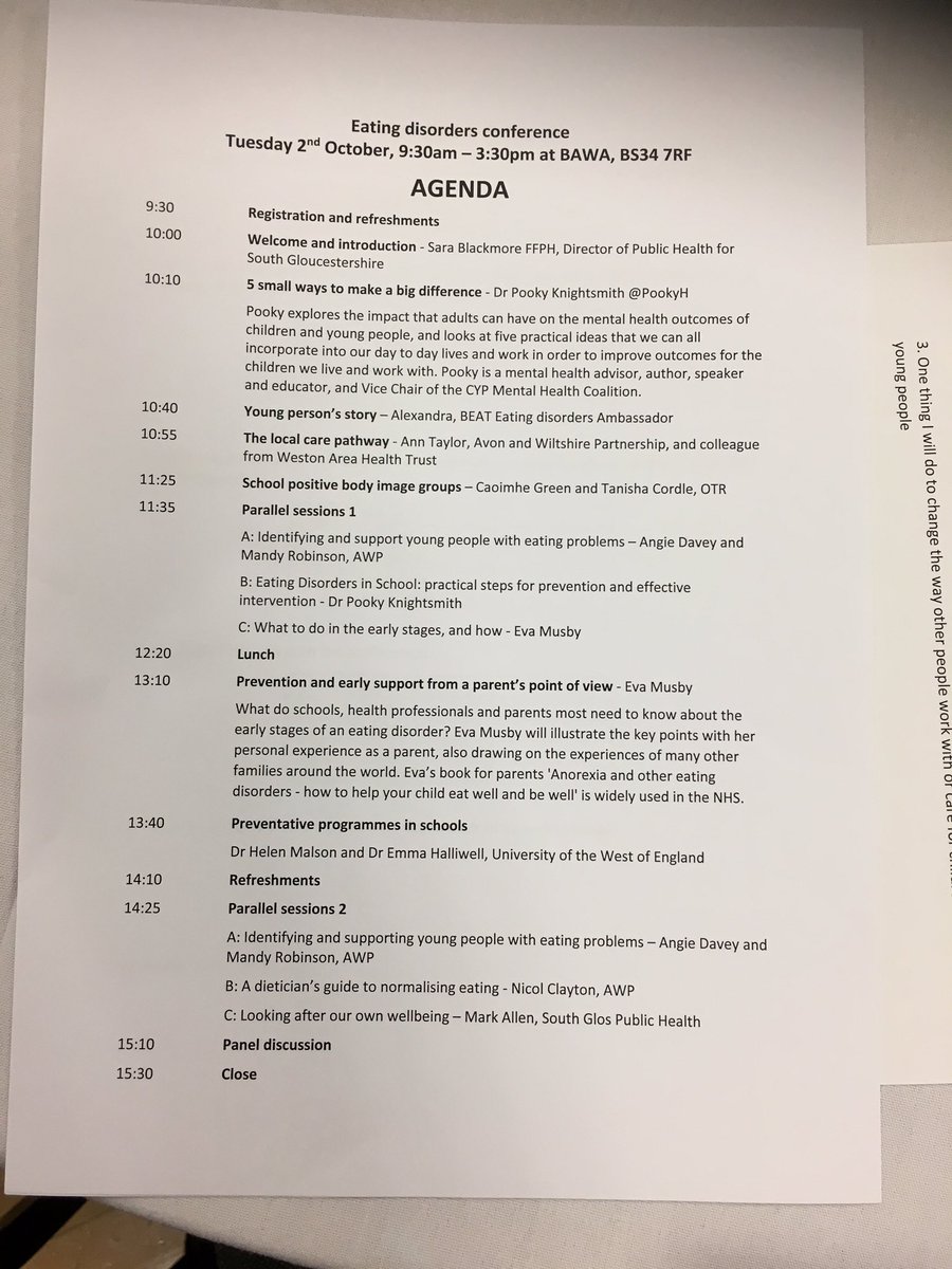 PookyH's tweet image. All set for a busy day teaching and learning about eating disorders in Bristol