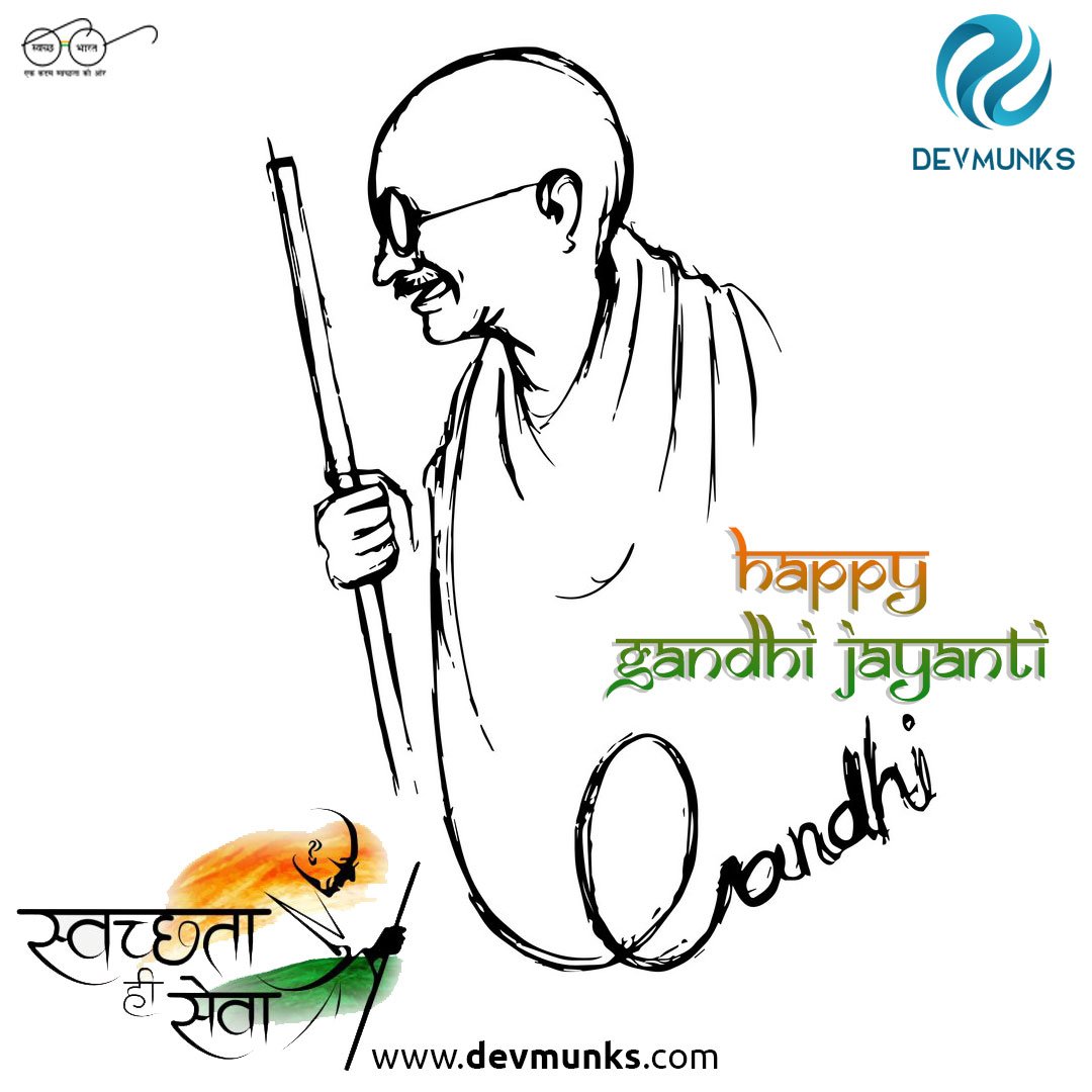 devmunks's tweet photo. Strength does not come from Physical Capacity,
It comes from an indomitable will
Devmunks Infosystem wish you a Happy Gandhi Jayanti
#gandhijayanti #swachhbharat #fatherofnation #devmunks #devmunksinfosystem https://t.co/9CvyewcjAf