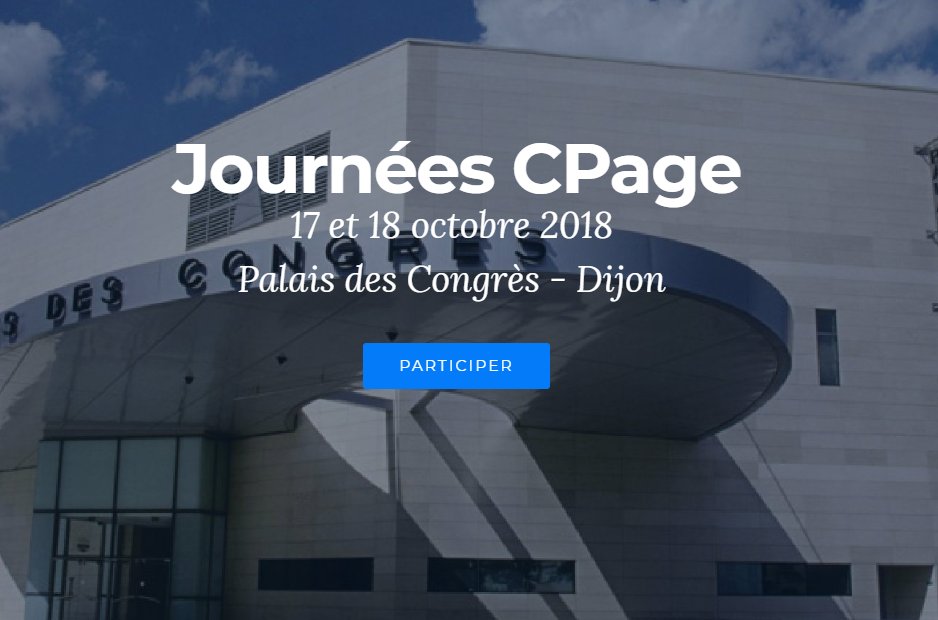 CPageOfficiel's tweet photo. Tic, tac, tic, tac ! Vous voulez vous informer sur #hopital #SIH #IA, #BigData, #RGPD, #sérialisation #médicament #simphonie ? Plus que quelques jours pour s’inscrire aux #journéesCPage  https://t.co/RqOdm2koi2
📆 17 &amp; 18 octobre #dijon 
🏆 250 visiteurs
👀 Ateliers tables rondes https://t.co/IQfwuXaZ47
