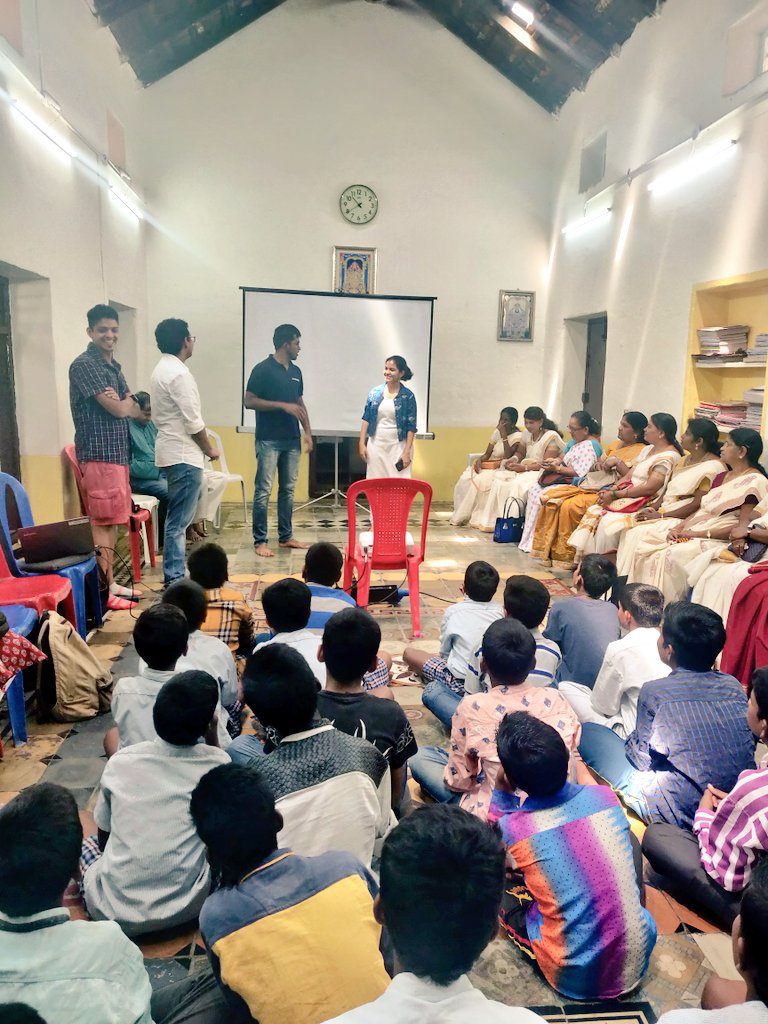 Janani_Moly's tweet photo. Old shelter home, which #MahatmaGandhi years ago, laid the foundation for, is renovated rn by @godreams_org making the student's home a better place to live with great ambience, accomodation and sanitation.
#InauguratedToday on his birthday :)) https://t.co/C2SsoO5qof