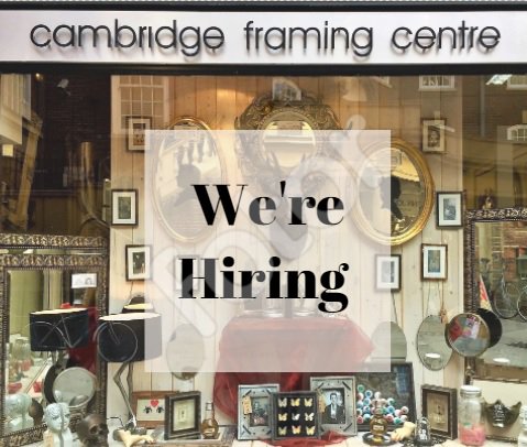 We're looking for a Frame Addict/Sales Assistant to join our team !

For more info call: 01223 300 711 Or pop in the shop