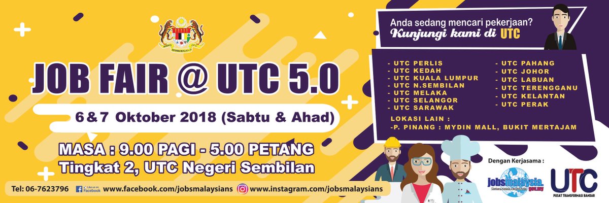 senarai utc di malaysia