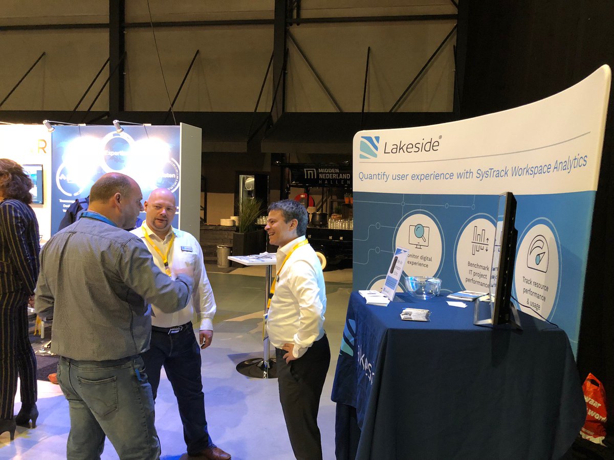 JacquelineTait3's tweet photo. Looks like a busy morning at #CitrixSolutionDay2018 #citrixbenelux #citrixsolutionday Come and talk to #LakesideSoftware about end-user experience and how it's the most important metric in IT that you can use. #SysTrack to get endpoint visibility #workspace #Analytics https://t.co/9n4LqRirpI