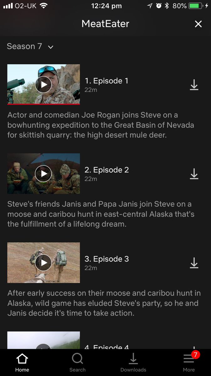 0brew1kenobi's tweet photo. The new season of Meat Eater arrived on Netflix!!! Turned a normal lunch break into a great one watching @stevenrinella and @joerogan going after some desert mule deer. Going to be some late nights this week. https://t.co/p6D8g325Ro