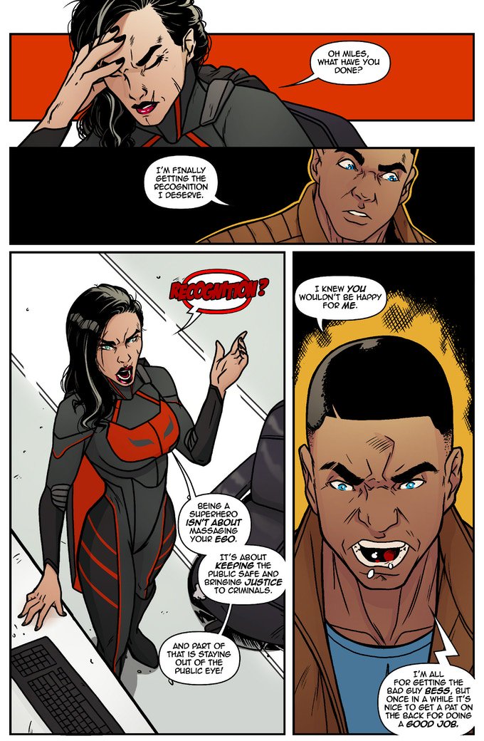 SamuelGLondon's tweet photo. Two new wonderful pages from @ChrisPandArt for #TheSFactor to show where the relationship of Darkfox (Elizabeth "Bess" Worthington) and Greyfox (Miles Madaki) is at...
Find out more on our #Kickstarter page right here :) https://t.co/mo2uWICeRa
#superheros #comics https://t.co/VeVGtHrLYm