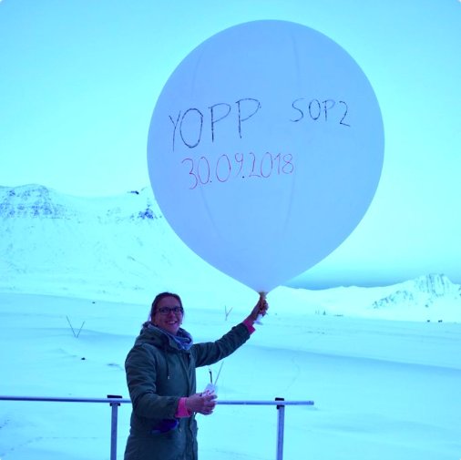 WMO's tweet image. Arctic summer Special Observing Period has ended. Part of Year of #PolarPrediction drive for better forecasts of weather and sea-ice conditions. Radiosonde released at #NyAlesund by Anja Sommerfeld 30 Sept.pic: @PhDMateos University of Valladolid Details bit.ly/2IwGarT