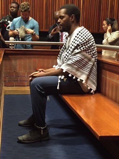 AdvoBarryRoux's tweet image. One was fighting for free Education and one raped a child. The one who was fighting for Free Education was chained while the rapist dololo chains. #DrosRapist