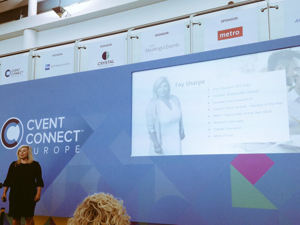 Ellie0Martin's tweet photo. 'You are 50% more likely to achieve a goal if you write it down' Wise words from @SharpeFay  #cventconnecteurope #CventCONNECTEurope https://t.co/Id2va67ppC