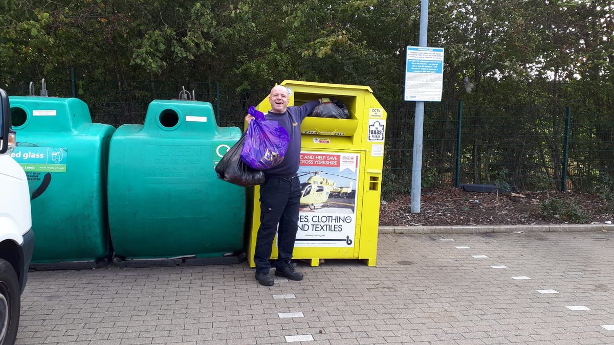 LCC_CELServices's tweet image. There at it again!!! 35 bags dropped on clothes recycle banks for @WYFRS !! So far this week! It’s only Tuesday 😳