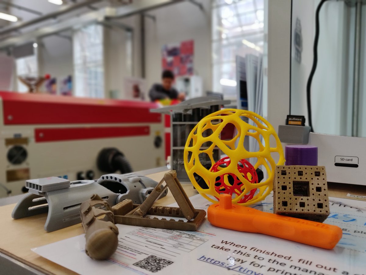 We're in the Dyson Centre all day today, come and say hi and print something!