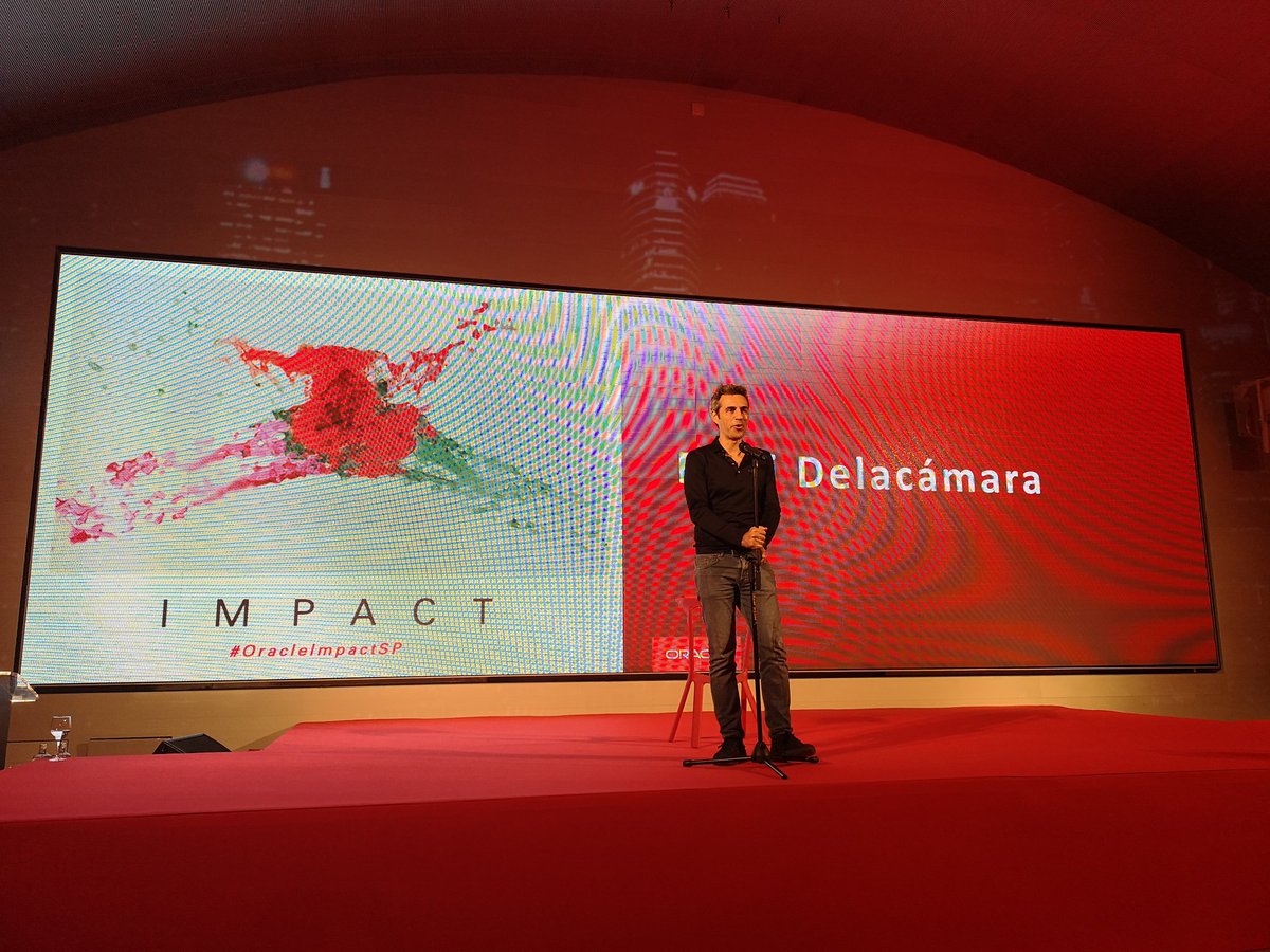 rodriguezhernan's tweet image. Dani Delacámara dando una perspectiva distinta de la innovación. @Danidelacamara

#OracleImpactSP
