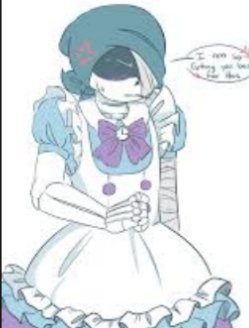 WHO IN THE RIGHTFUL MIND PUT ME IN A FREAKING MAIDS OUTFIT!!