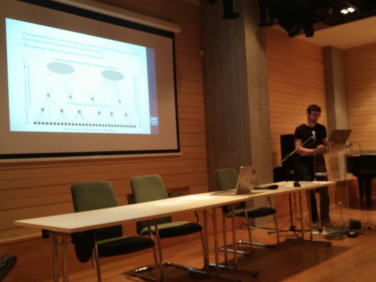 costisd's tweet photo. #CIDOC2018 Olivier Market presenting #cidocCRM based #logicist publication of #Rigny #excavation report #ArSol database; represents #JCGardin hypothetico-deductive, analogical reasoning, narrative + #argumentation diagrams https://t.co/NcfDh48g3D